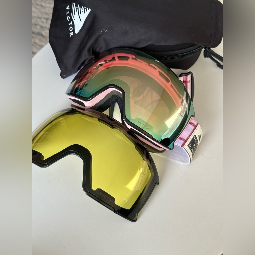 Ski | snowboarding mask 2 interchangeable lenses incl. Vector brand